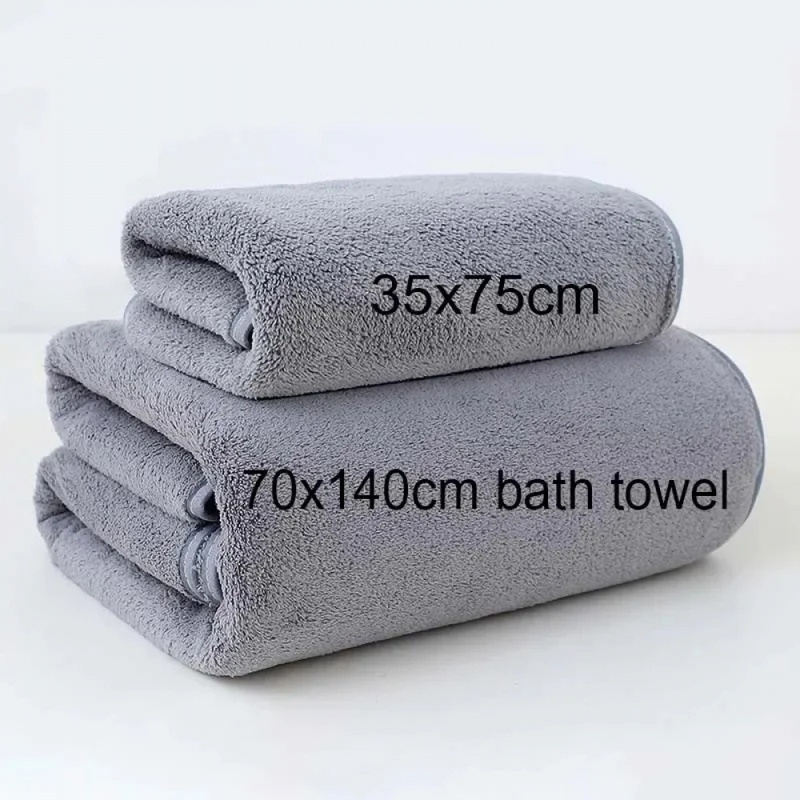 Home Textiles Face Towel - Juego de toallas de felpa coral