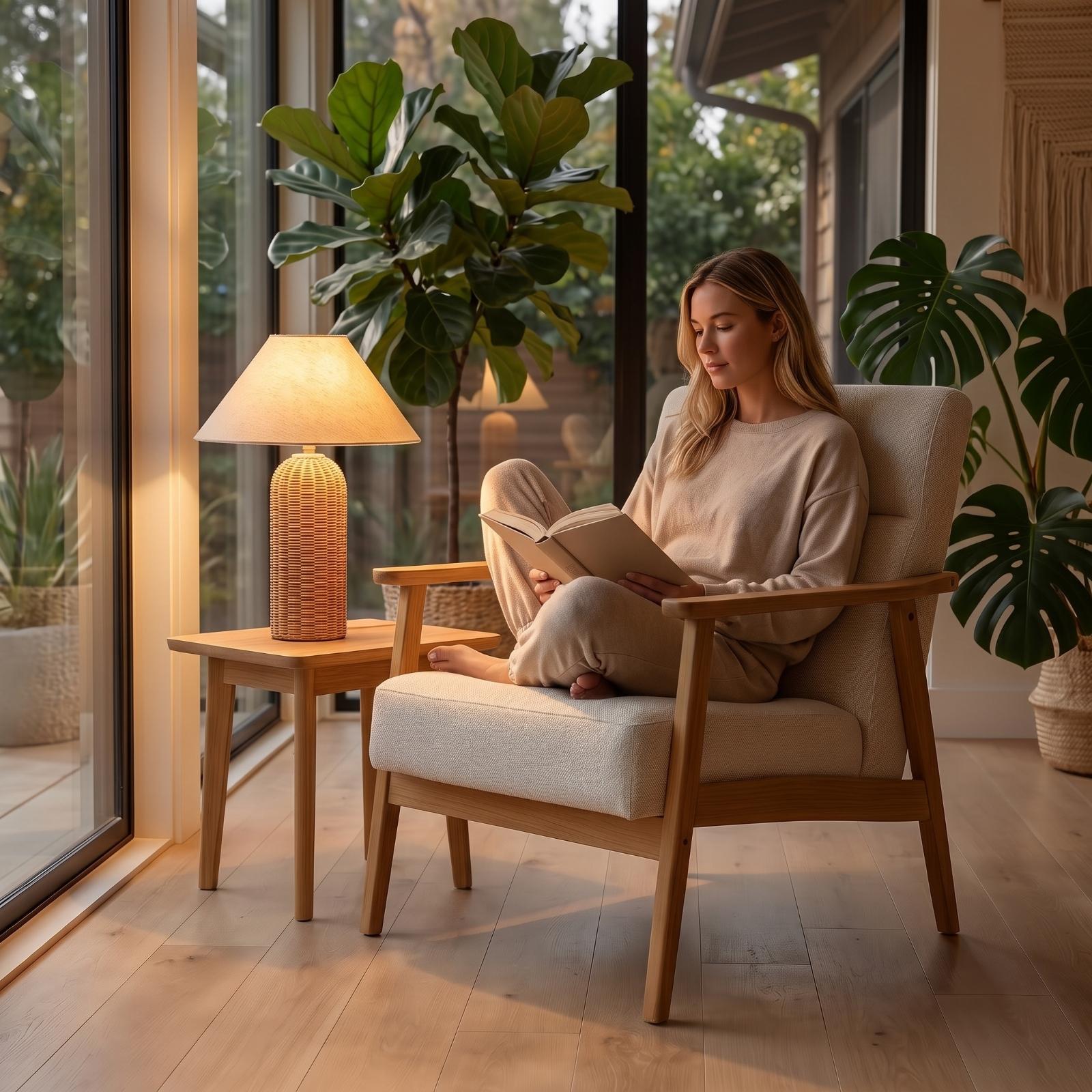 Lámpara de Noche con Base de R - Home Textile reseña y precio