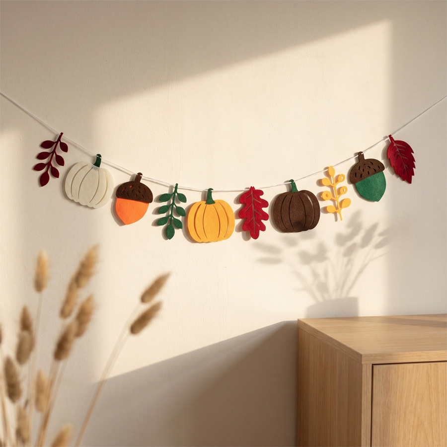 Bandera de Hojas de Calabaza O - Home Textiles Usa reseña y precio
