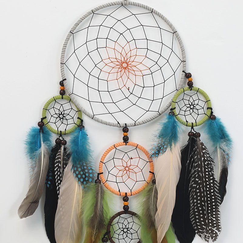 Atrapasueños de plumas con múl - Home Textiles Usa reseña y precio