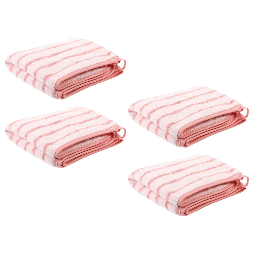 Juego de 4 Toallas Faciales Ab - Home Textiles Face Towel reseña y precio