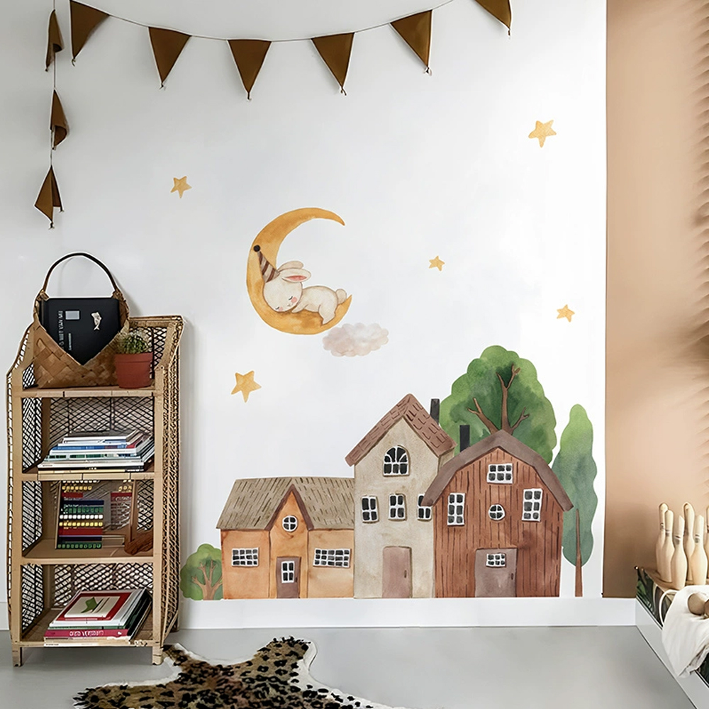 Tela de dibujos animados bosqu - Home Textile reseña y precio